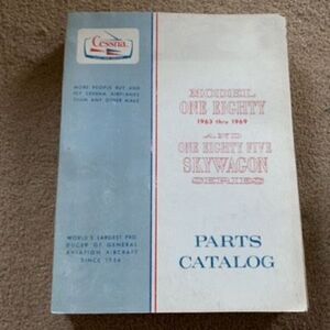 Cessna Model One Eighty 1963-1969 And One Eighty Five Skywagon Parts Catalog